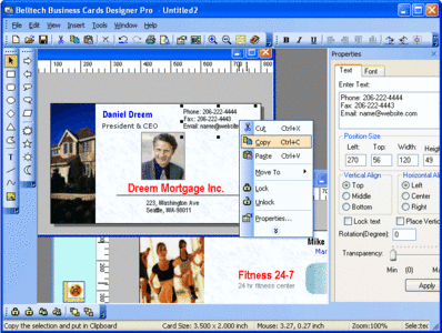 Belltech Business Card Designer Pro 5.4.0 + Portable