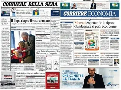 Il Corriere della Sera (13-04-15) + Corriere Economia