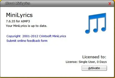 MiniLyrics 7.6.35