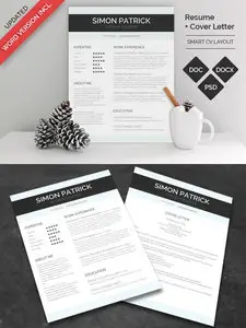 Creativemarket - Smart Word CV & Cover Letter