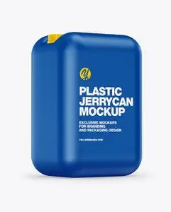 Plastic Jerrycan Mockup 78958