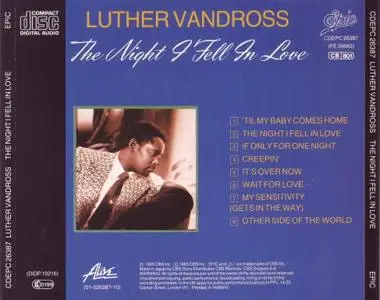 Luther Vandross - The Night I Fell In Love (1985) {Japan for Europe}