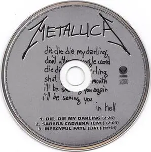 Metallica - Die, Die My Darling (Europe CD5) (1999) {Vertigo/Universal}