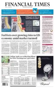 Financial Times Asia  February 18  2016