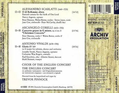 Trevor Pinnock, The English Concert - Gloria: Vivaldi, Corelli, A. Scarlatti (1993)