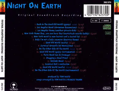 Tom Waits – Night On Earth (OST) (1991) (Repost)