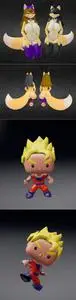 Mei VRChat Avatar and Super Saiyan Toy - Moises Moreno