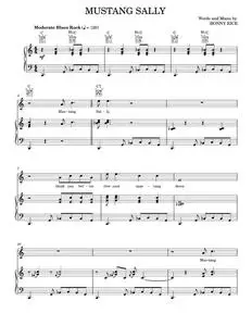 Mustang sally - Wilson Pickett (Piano-Vocal-Guitar)