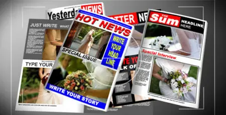 After Effects Project - Paparazzi Tabloid Newspaper