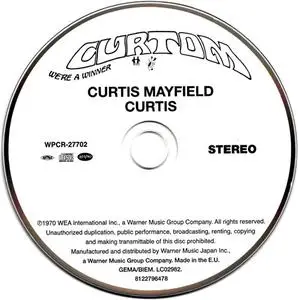 Curtis Mayfield - Curtis (1970) {2014 Curtom/Rhino/Warner Music Japan}