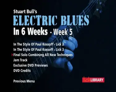 Lick Library - Stuart Bull's Electric Blues In 6 Weeks Week 5