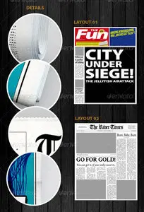 GraphicRiver Newspaper Mock-up