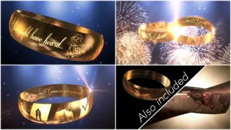 Wedding Ring Invitation - E3D - After Effects Project (Videohive)