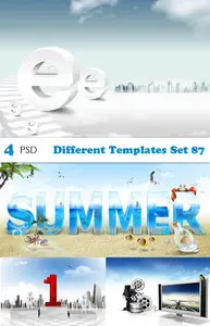 PSD - Different Templates Set 87