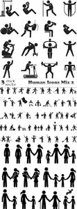 Vectors - Human Icons Mix 2