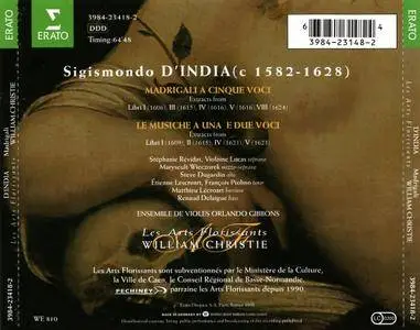 Ensemble de violes Orlando Gibbons, Les Arts Florissants, William Christie - Sigismondo D'India: Madrigals (1998)