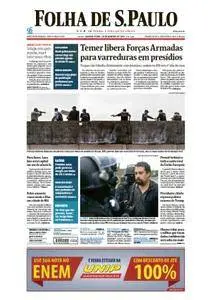 Folha de São Paulo - 18 Janeiro 2017 - Quarta