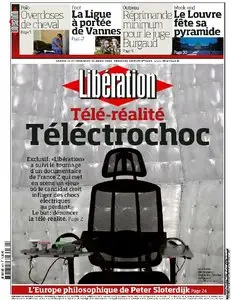 Libération.  Samedi 25 Avril 2oo9