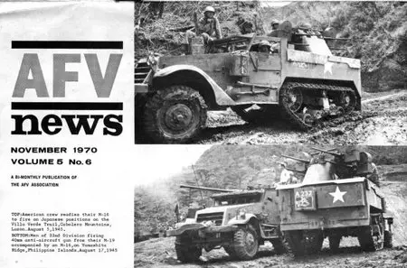 AFV News - A Publication of the AFV Association - Vol. 5 No. 6 (Nov. 1970)