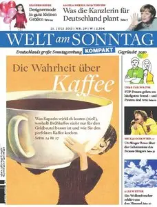 Die Welt am Sonntag Kompakt vom 21 Juli 2013