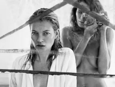 Daria Werbowy and Kate Moss for Equipment Spring/Summer 2016