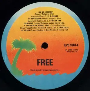 Free - Free (Island 1969) 24-bit/96kHz Vinyl Rip