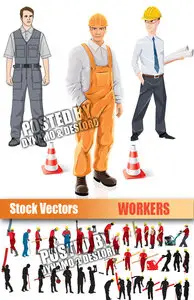 Stock vectors - Workers