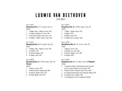 Beethoven - The 9 Symphonies - Malmö Symphony Orchestra & Robert Trevino (2020) {Ondine ODE1348-5Q}