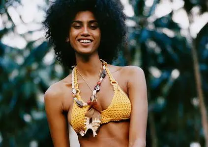 Imaan Hammam by Oliver Hadlee Pearch for Vogue