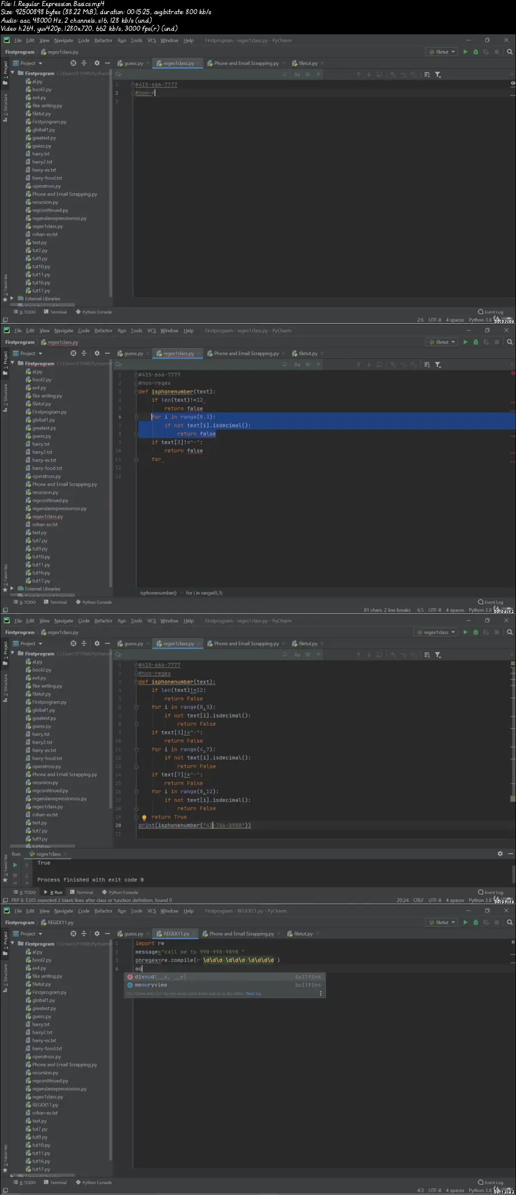 Hands on Python3 Regular Expression 2020
