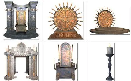 Photoshop's Templates (No layers included) - Mystical pictures: Set 1
