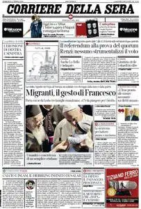 Il Corriere della Sera - 17.04.2016