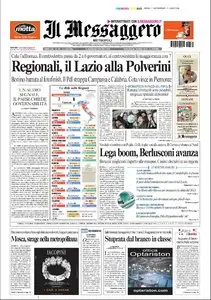 IL MESSAGGERO DEL 30 MARZO 2010