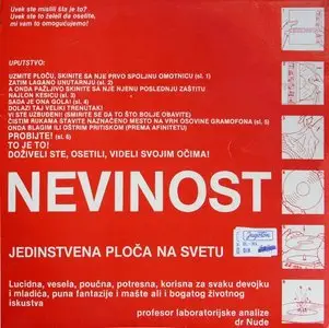 Laboratorija - Nevinost (1986) Jugoton LSY 63244 (24bit/96kHz) {Yugoslavia}