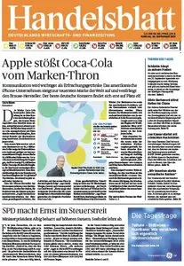 Handelsblatt vom 30 September 2013