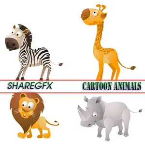 Stock Vector - Cartoon Animals 2205