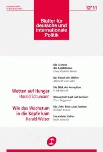 Blätter für deutsche und internationale Politik No 12 2011
