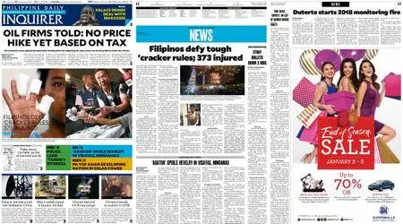 Philippine Daily Inquirer – January 02, 2018