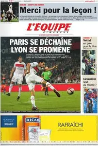 L'Equipe du Dimanche 25 Septembre 2011