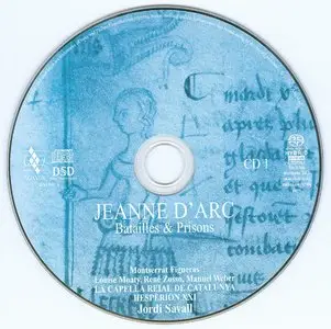 Jordi Savall & Hesperion XXI - Jeanne D'Arc: Batailles & Prisons (2012) {2CD Set Alia Vox AVSA 9891 A+B}