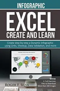 Excel Create and Learn - Infographic: Create Step-by-step a Dynamic Infographic Dashboard. More than 200 images and, 4 Exercise
