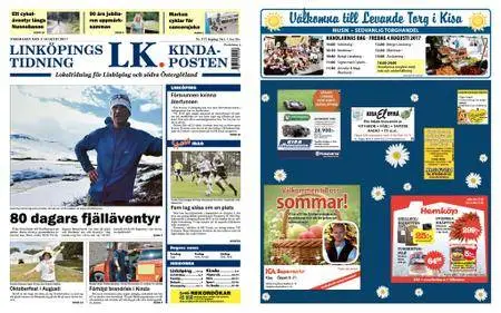 Linköpings Tidning & Kinda-Posten – 03 augusti 2017