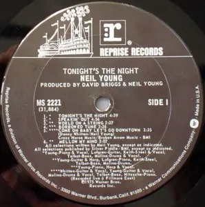 Neil Young - Tonight's the Night (US 1st pressing) Vinyl rip in 24 Bit/ 96 Khz + CD 