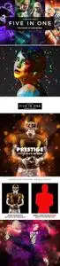 GraphicRiver - Five in 1 Photoshop Actions Bundle 21190968