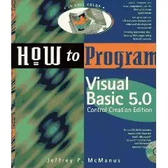 How to Program Visual Basic 5.0: Control Creation Edition