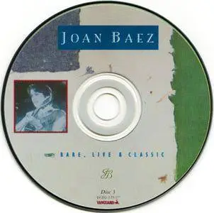 Joan Baez - Rare, Live & Classic (1993) {3CD Box Set Vanguard VCD3-125/127 rec 1958 to 1989}