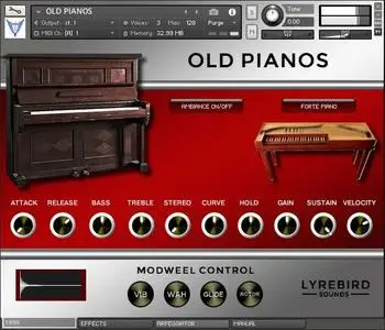 Lyrebird Sounds Old Pianos KONTAKT