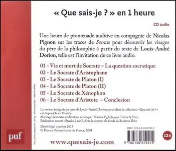 Louis-André Dorion, "Socrate en une heure"