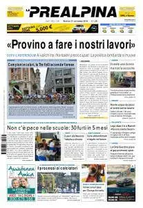 La Prealpina - 27 Settembre 2016