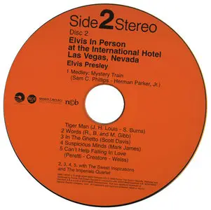 Elvis Presley - In Person At The International Hotel, Las Vegas, Nevada (1969)